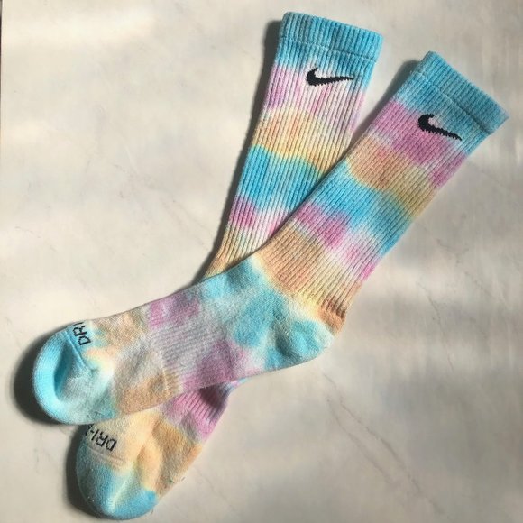 Nike Accessories - NEW Nike Tie Dye Socks size Lrg (W 10-13, M 8-12)